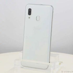 【中古】SAMSUNG(サムスン) GALAXY A30 J:COM 64GB ホワイト SCV43 SIMフリー 【349-ud】