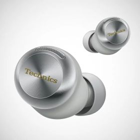 テクニクス ノイズキャンセリング機能搭載 完全ワイヤレスBluetoothイヤホン（シルバー） EAH-AZ100-S Technics