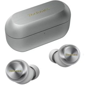 【長期保証付】Technics(テクニクス) EAH-AZ100-S シルバー 完全ワイヤレスイヤホン Bluetooth5.3 IPX4 磁性流体ドライバー搭載