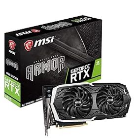 【中古】【39shop】MSI★GeForce RTX 2070 ARMOR 8G グラフィックスボード ブラック VD6761（良い）