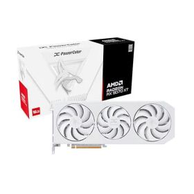Powercolor Hellhound Spectral White AMD Radeon RX 9070 XT 16GB GDDR6(RX9070XT 16G-L/OC/WH) 取り寄せ商品