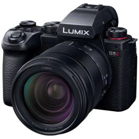 【ポイント10倍】 パナソニック デジタル一眼カメラ LUMIX DC-S5M2H 高倍率ズームレンズキット [タイプ：ミラーレス 画素数：2528万画素(総画素) 2420万画素(有効画素) 撮像素子：フルサイズ 35.6mm×23.8mm CMOS 重量：657 g] 【P10倍】