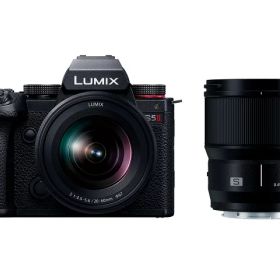 【ポイント10倍】 パナソニック デジタル一眼カメラ LUMIX DC-S5M2W ダブルレンズキット [タイプ：ミラーレス 画素数：2528万画素(総画素) 2420万画素(有効画素) 撮像素子：フルサイズ 35.6mm×23.8mm CMOS 重量：657 g] 【P10倍】