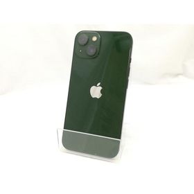 【中古】Apple SoftBank 【SIMフリー】 iPhone 13 128GB グリーン MNGG3J/A【川崎】保証期間１ヶ月【ランクC】