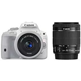 【中古】Canon デジタル一眼レフカメラ EOS Kiss X7(ホワイト) ダブルレンズキット EF-40mm F2.8 STM(ホワイト) EF-S18-55mm F3.5-5.6 IS STM付属 KISSX7 rdzdsi3
