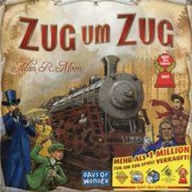 【中古】ボードゲーム チケット・トゥ・ライド アメリカ 2011年度版 ドイツ語版 (Zug um Zug)