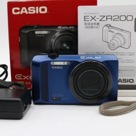 ＜＜化粧箱付き！！＞＞【良品】CASIO カシオ デジタルカメラ EXILIM 1610万画素 光学ズーム12.5倍 EX-ZR200BE #LE2029307