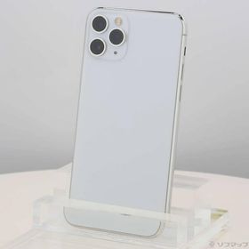〔中古〕Apple(アップル) iPhone11 Pro 512GB シルバー MWCE2J／A SIMフリー〔344-ud〕