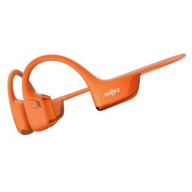 Shokz (ショックス) OpenRun Pro 2 骨伝導イヤホン ワイヤレス bluetooth5.3 オープンイヤーヘッドホン 耳を塞がない 自動ペアリングヘッドフォン マイク付き 技適認証済み ランニング・スポーツイヤフォン P55防水 急速充電 12時間再生 USB-C充電 オレンジ