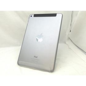 【中古】Apple au 【SIMロックあり】 iPad mini4（2015） 128GB スペースグレイ MK762J/A【川崎】保証期間１ヶ月【ランクB】