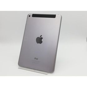 【中古】Apple au 【SIMロック解除済み】 iPad mini4（2015） 128GB スペースグレイ MK762J/A【大宮東口】保証期間１ヶ月【ランクB】