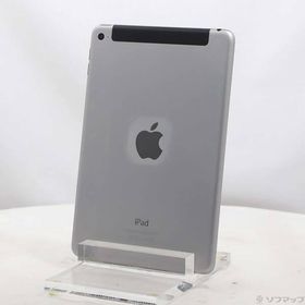 〔中古〕Apple(アップル) iPad mini 4 32GB スペースグレイ MNWE2J／A SIMフリー〔352-ud〕