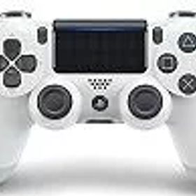 【中古】 ワイヤレスコントローラー（DUALSHOCK 4） グレイシャー・ホワイト／周辺機器