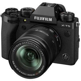 【ポイント10倍】 富士フイルム デジタル一眼カメラ FUJIFILM X-T5 XF18-55mmレンズキット [ブラック] [タイプ：ミラーレス 画素数：4020万画素(有効画素) 撮像素子：APS-C 23.5mm×15.7mm CMOS5HR 重量：476 g] 【P10倍】