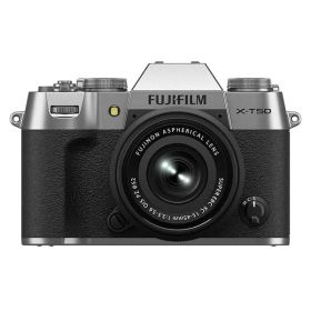 【中古】【1年保証】【美品】FUJIFILM X-T50 XC 15-45mm レンズキット シルバー