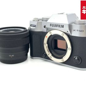【中古】 【並品】 フジフイルム X-T50 XC15-45mmレンズキット シルバー 【ミラーレス一眼】 【6ヶ月保証】