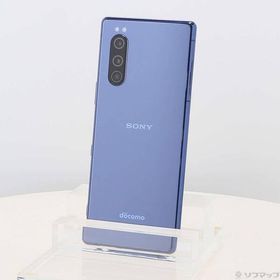 〔中古〕SONY(ソニー) Xperia 5 64GB ブルー SO-01M docomoロック解除SIMフリー〔305-ud〕