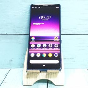 au Xperia5 SOV41 ブルー 本体 白ロム SIMロック解除済み SIMフリー 138672