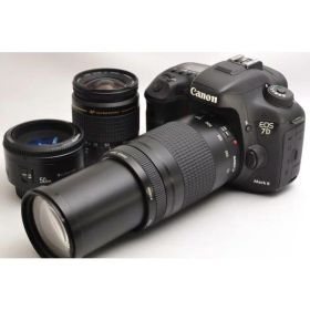 【中古】【1ヶ月保証】 Canon キヤノン EOS 7D Mark II 超望遠トリプルレンズセット
