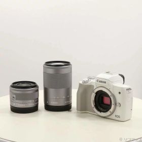 【中古】Canon(キヤノン) EOS Kiss M2 ダブルズームキット ホワイト 【262-ud】