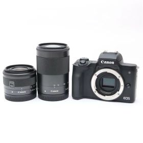【中古品】《美品》Canon EOS Kiss M2 ダブルズームキット[デジタルカメラ]