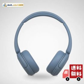 ソニー(SONY) ワイヤレスヘッドホン WH-CH520:Bluetooth対応/軽量設計 約147g/専用アプリ対応により好みの音質にカスタマイズできる「イコライザー」設定対応/ブルー WH-CH520 L 小