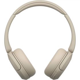 ソニー(SONY) ワイヤレスヘッドホン WH-CH520:Bluetooth対応/軽量設計 約147g/専用アプリ対応により好みの音質にカスタマイズできる「イコライザー」設定対応/ベージュ WH-CH520 C 小