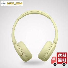 ソニー(SONY) ワイヤレスヘッドホン WH-CH520 イエロー Bluetooth 軽量設計 約147g 専用アプリ対応により好みの音質にカスタマイズできる イコライザー 設定対応 最大50時間連続再生 3分充電で最大1.5時間再生 急速充電対応