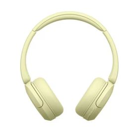 ソニー(SONY) ワイヤレスヘッドホン WH-CH520 イエロー Bluetooth 軽量設計 約147g 専用アプリ対応により好みの音質にカスタマイズできる「イコライザー」設定対応 最大50時間連続再生 3分充電で最
