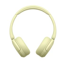 ソニー(SONY) ワイヤレスヘッドホン WH-CH520 イエロー Bluetooth 軽量設計 約147g 専用アプリ対応により好みの音質にカスタマイズできる「イコライザー」設定対応 最