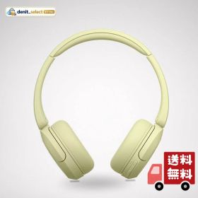 ソニー(SONY) ワイヤレスヘッドホン WH-CH520 イエロー Bluetooth 軽量設計 約147g 専用アプリ対応により好みの音質にカスタマイズできる「イコライザー」設定対応 最大50時間連続再生 3分充電で最大1.5時間再生 急速充電対応