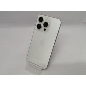【中古】Apple docomo 【SIMフリー】 iPhone 15 Pro 128GB ホワイトチタニウム MTU83J/A【川越クレアモール】保証期間１ヶ月【ランクC】