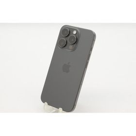 [中古]SIMフリー Apple iPhone15 Pro 128GB ブラックチタニウム A3101 MTU73J/A