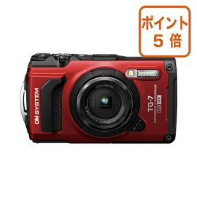 ★9月18日17時注文分よりポイント5倍★OM デジタルソリューションズ デジタルカメラTG−7 レッド TG-7RED