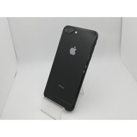 【中古】Apple au 【SIMロック解除済み】 iPhone 8 Plus 64GB スペースグレイ MQ9K2J/A【新橋烏森通り】保証期間１ヶ月【ランクB】