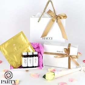 【あす楽14時〆土日も出荷】HACCI(ハッチ) スライドBOXギフトセット（シートマスク ハニーコラーゲン3本）