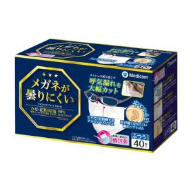 メガネが曇りにくいマスク 普通 JMK200614 1箱40枚 メディコムジャパン【返品不可】