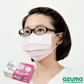 アズマ公式 女性のためのメガネくもりにくいマスク 30枚入 不織布 メガネが曇らない マスク TK
