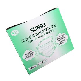 【100枚】 マスク サンフラワー エンゼル 3PLYマスク ー頭掛 プロステ