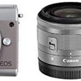 【中古】 Canon ミラーレス一眼カメラ EOS M100 ダブルレンズキット (グレー) EOSM100GY-WLK 当店保証30日間 人気 ミラーレス 一眼レフ 交換レンズ カメラ