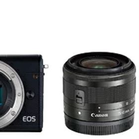 【中古】 Canon ミラーレス一眼カメラ EOS M100 ダブルズームキット ブラック EOSM100BK-WZK