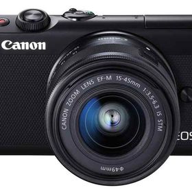 【中古】【整備済み品】 Canon ミラーレス一眼カメラ EOS M100 EF-M15-45 IS STM レンズキット(ブラック) EOSM100BK1545ISSTMLK (整備済み品)
