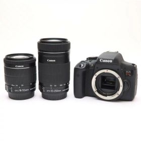 【中古品】 《良品》 Canon EOS Kiss X8i ダブルズームキット [ デジタルカメラ ]
