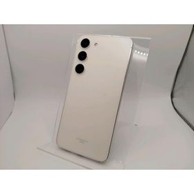 【中古】SAMSUNG au 【SIMフリー】 Galaxy S23 クリーム 8GB 256GB SCG19【スマーク伊勢崎】保証期間１ヶ月【ランクC】