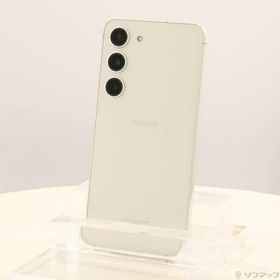 〔中古〕SAMSUNG(サムスン) Galaxy S23 256GB クリーム SC-51D docomo SIMフリー〔344-ud〕