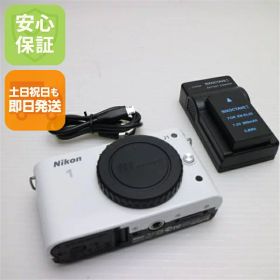 【中古】 美品 Nikon 1 J1 ボディ ホワイト 安心保証 即日発送 ミラーレス一眼 ニコン 本体 土日祝発送OK