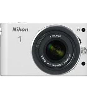 【中古】［非常に良い］Nikon ミラーレス一眼カメラ Nikon 1 (ニコンワン) J1 (ジェイワン) 標準ズームレンズキット ホワイトN1 J1HLK WH