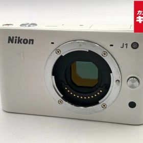 【中古】 【並品】 ニコン Nikon 1 J1 ボディ ホワイト 【ミラーレス一眼】
