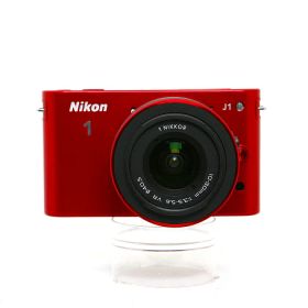 【中古】 (ニコン) Nikon ニコン 1 J1 ズームレンズキツト レツド【中古カメラ デジタル一眼】 ランク：B