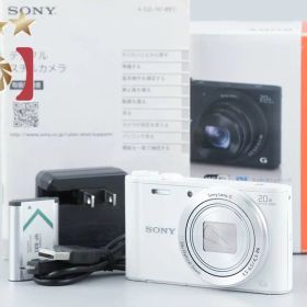 【中古】SONY ソニー Cyber-shot DSC-WX350 ホワイト コンパクトデジタルカメラ 元箱付き 多言語対応
